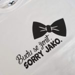 Rozlučkové tričko, tričko s potiskem, přímý potisk textilu, potisk textilu, potisk triček, trička s potiskem, potisk